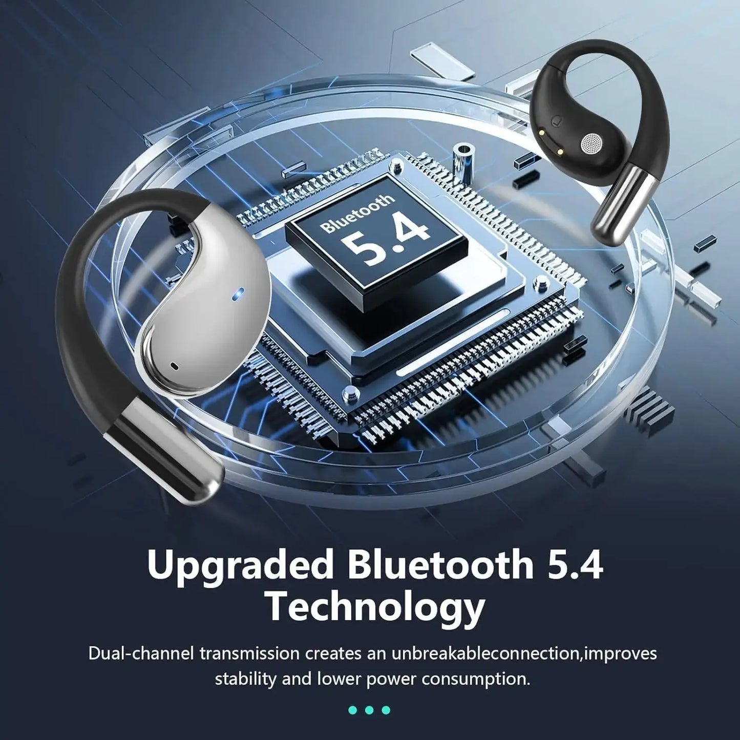 Professional AI Translator Earbuds for Effortless Communication | 164 Languages, 80 Hours Battery Life - Lxvox