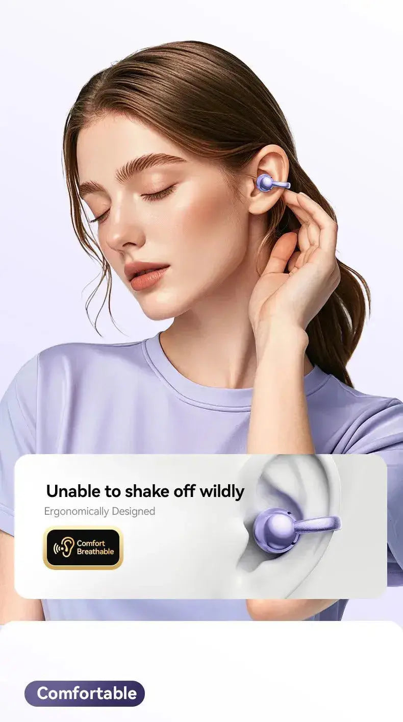 Professional Open-Ear Bluetooth Earbuds - 14.2mm, Bluetooth 5.4 - Lxvox