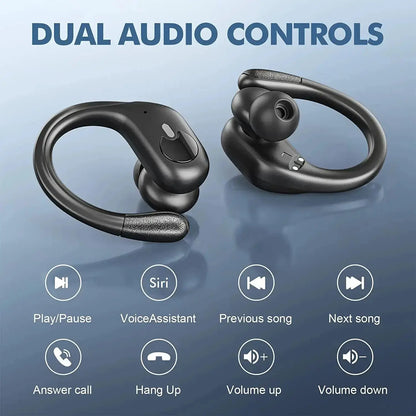BX30 Sport Wireless Earbuds - 60H, LED Display, IPX7 - Lxvox