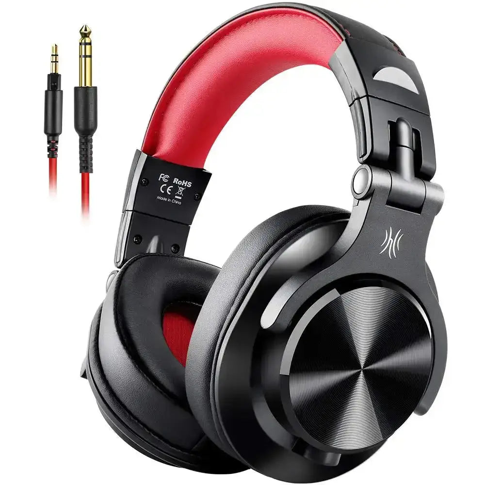 Professional DJ Studio Headphones - Dual-Jack, 40mm Quality Sound - Lxvox