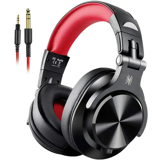 Professional DJ Studio Headphones - Dual-Jack, 40mm Quality Sound - Lxvox