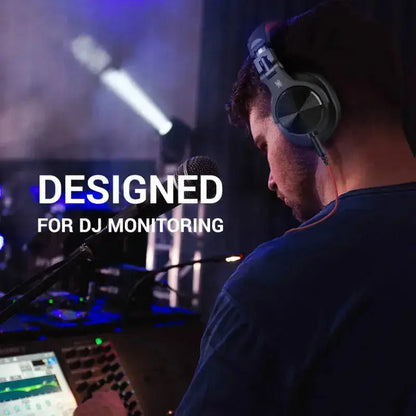 Professional DJ Studio Headphones - Dual-Jack, 40mm Quality Sound - Lxvox