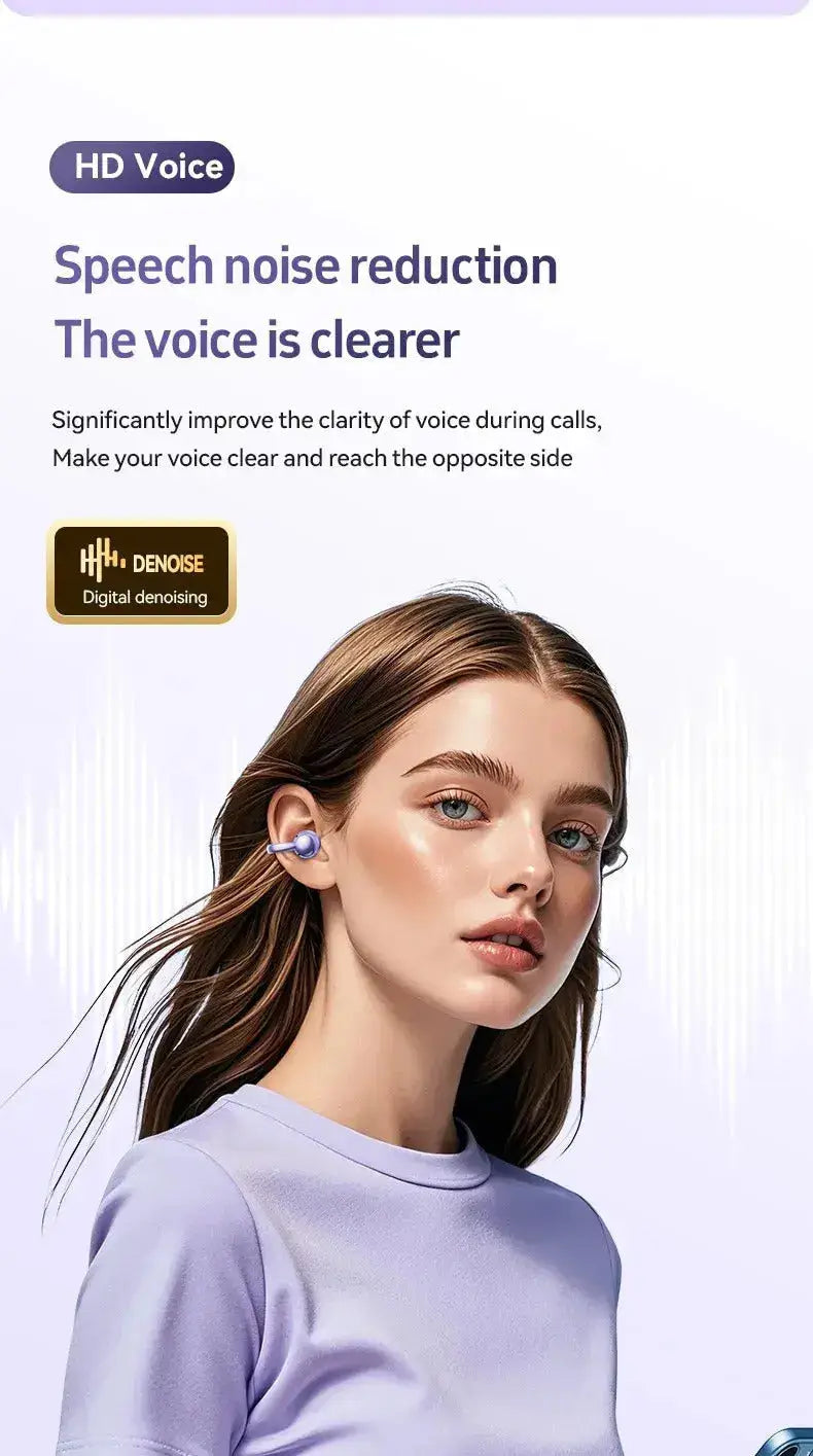 Professional Open-Ear Bluetooth Earbuds - 14.2mm, Bluetooth 5.4 - Lxvox