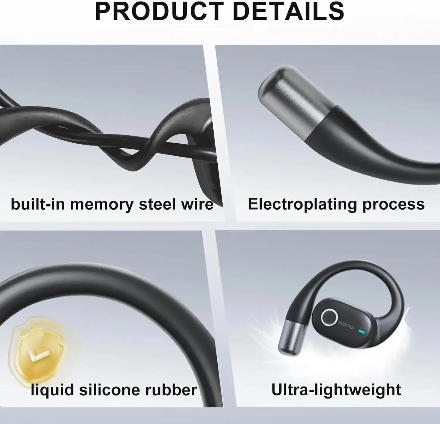 AI Translator Earbuds with LCD Touchscreen - 164 Lang, 70H - Lxvox