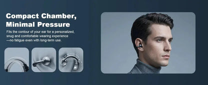 Professional AI Chip Translator Earbuds - App-Free, 60H, BT 6.0 - Lxvox