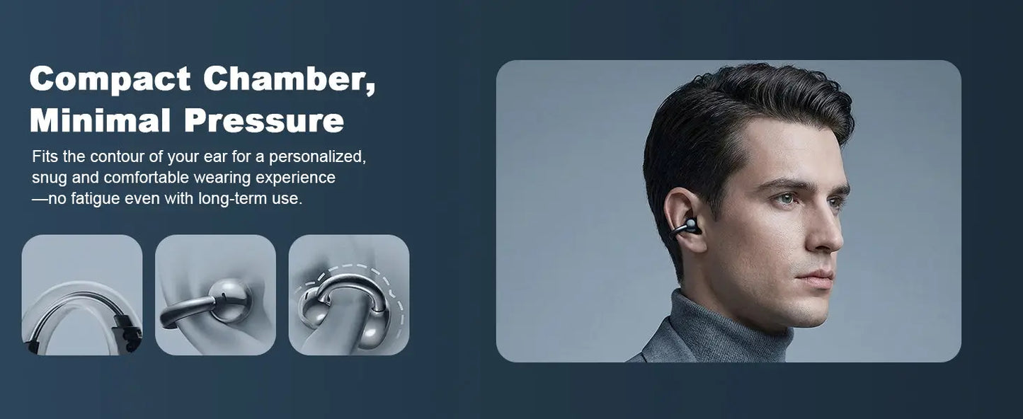 Professional AI Chip Translator Earbuds - App-Free, 60H, BT 6.0 - Lxvox