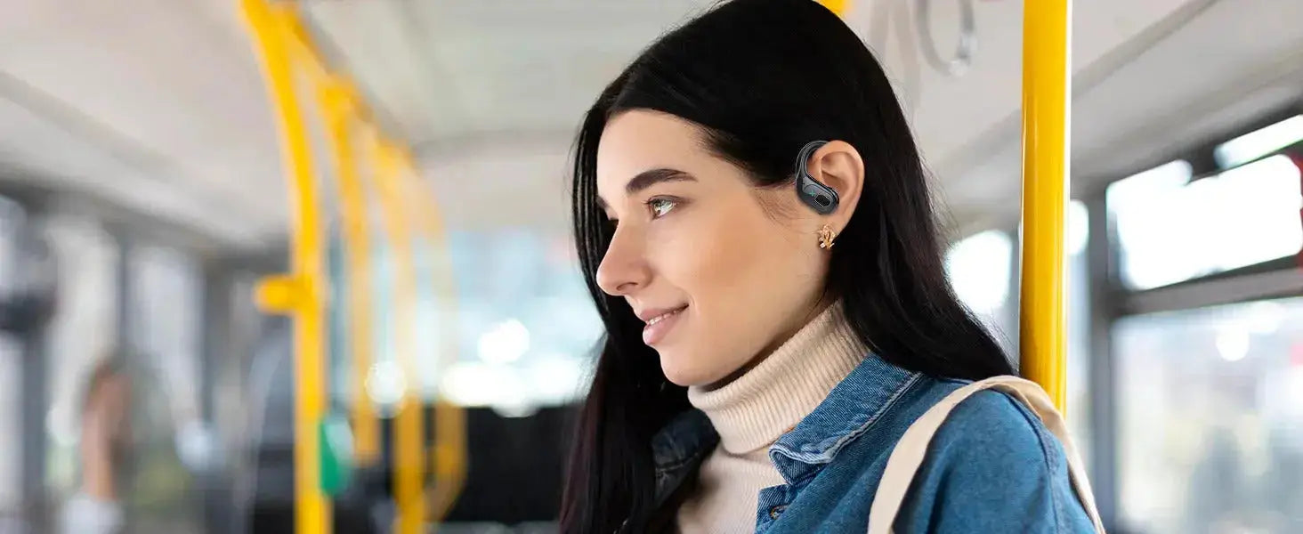 Professional Sports Bluetooth Headset - 75H Playtime, LED Display - Lxvox