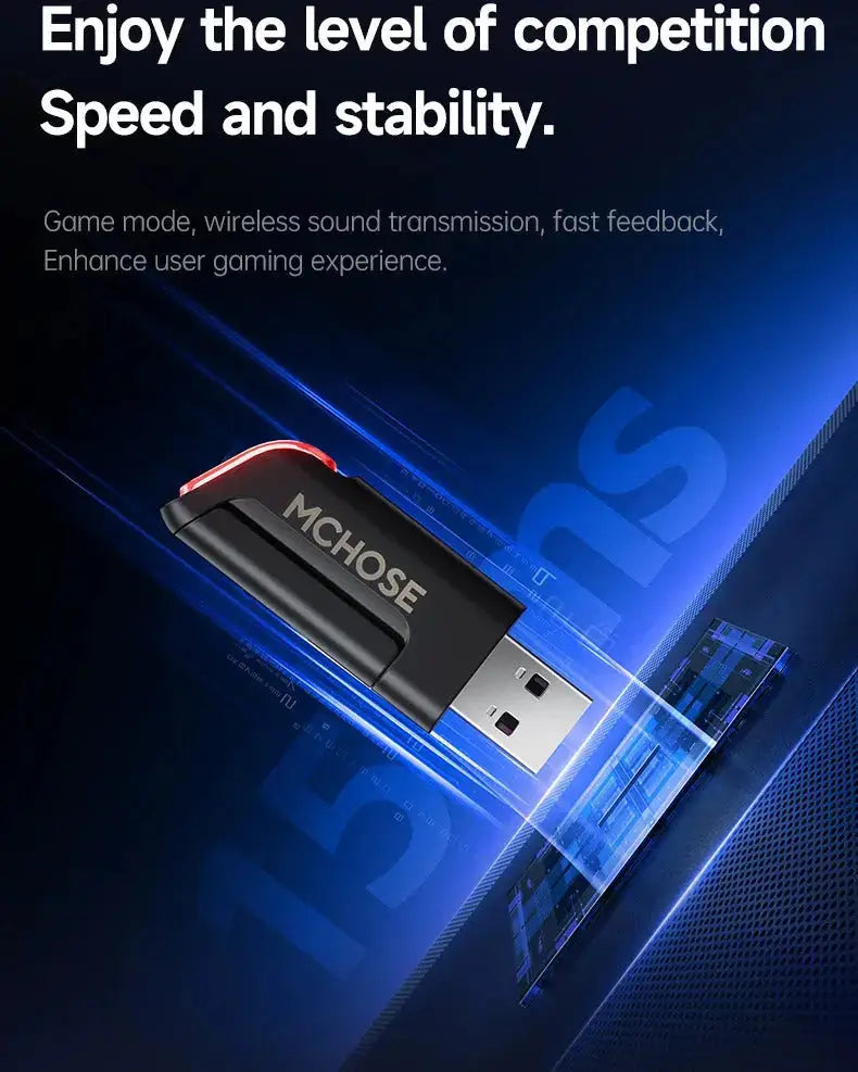 Professional Wireless Gaming Headset - TOPSPEED 7.1, 4-Mode with AI Mic - Lxvox