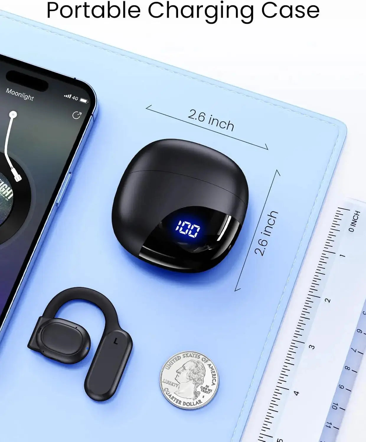 Professional AI Translator Earbuds - 164 Languages, 80 Hours of Wireless Clarity - Lxvox