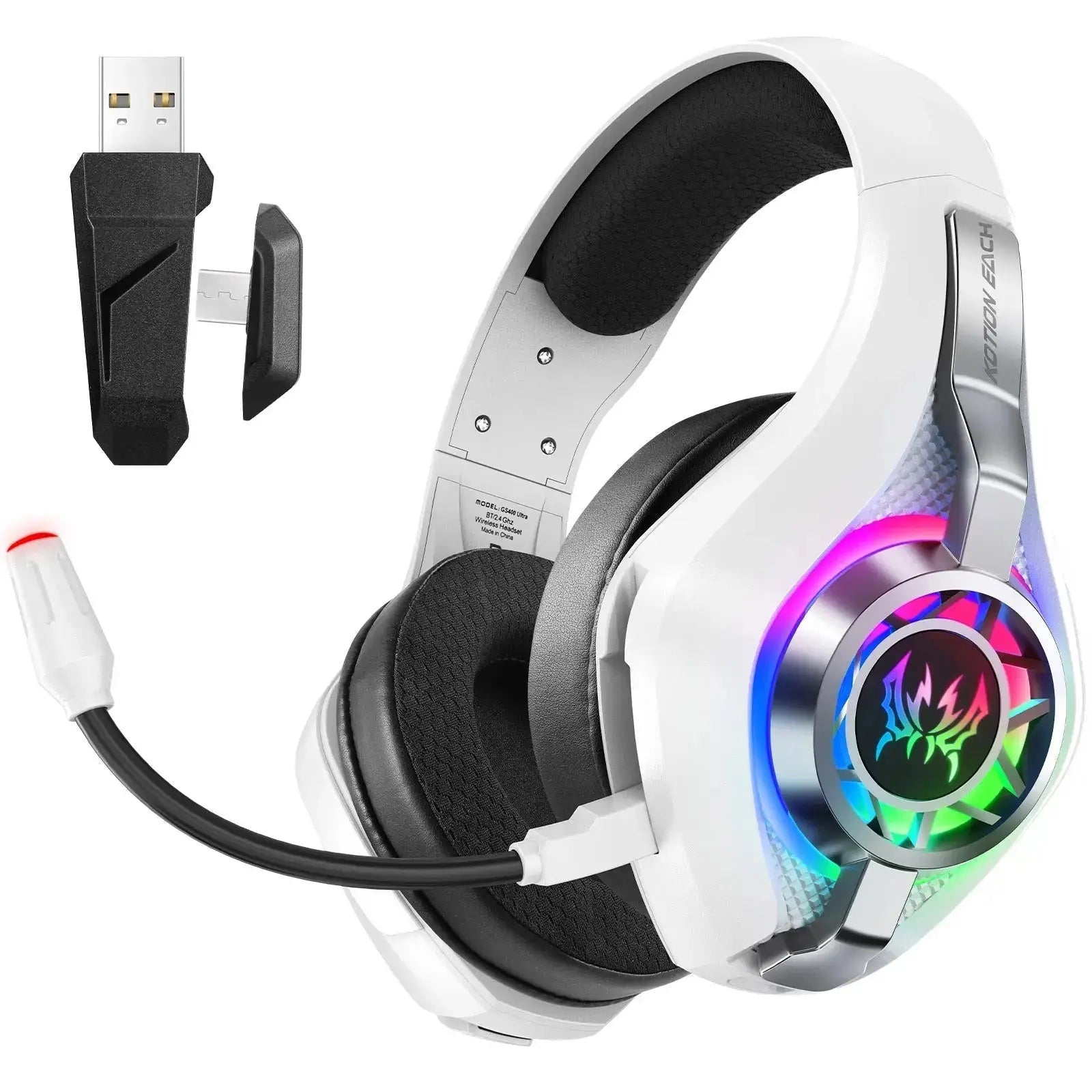 Professional 2.4G Wireless Gaming Headset - 20ms, 7.1 Surround - Lxvox