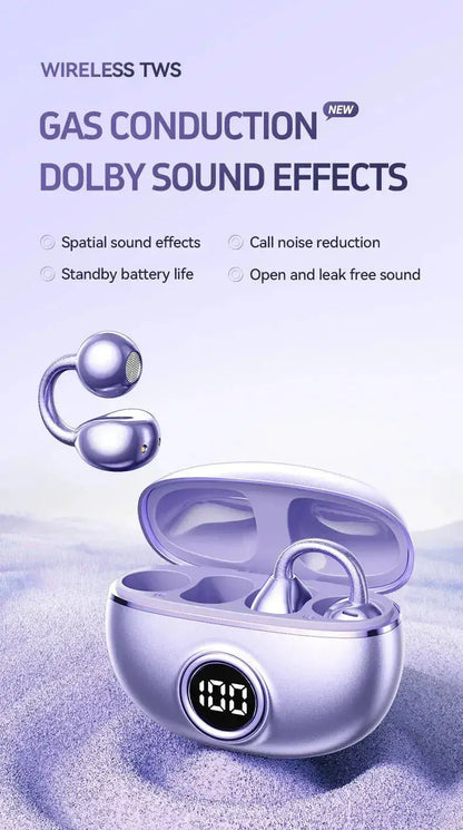 Professional Open-Ear Bluetooth Earbuds - 14.2mm, Bluetooth 5.4 - Lxvox