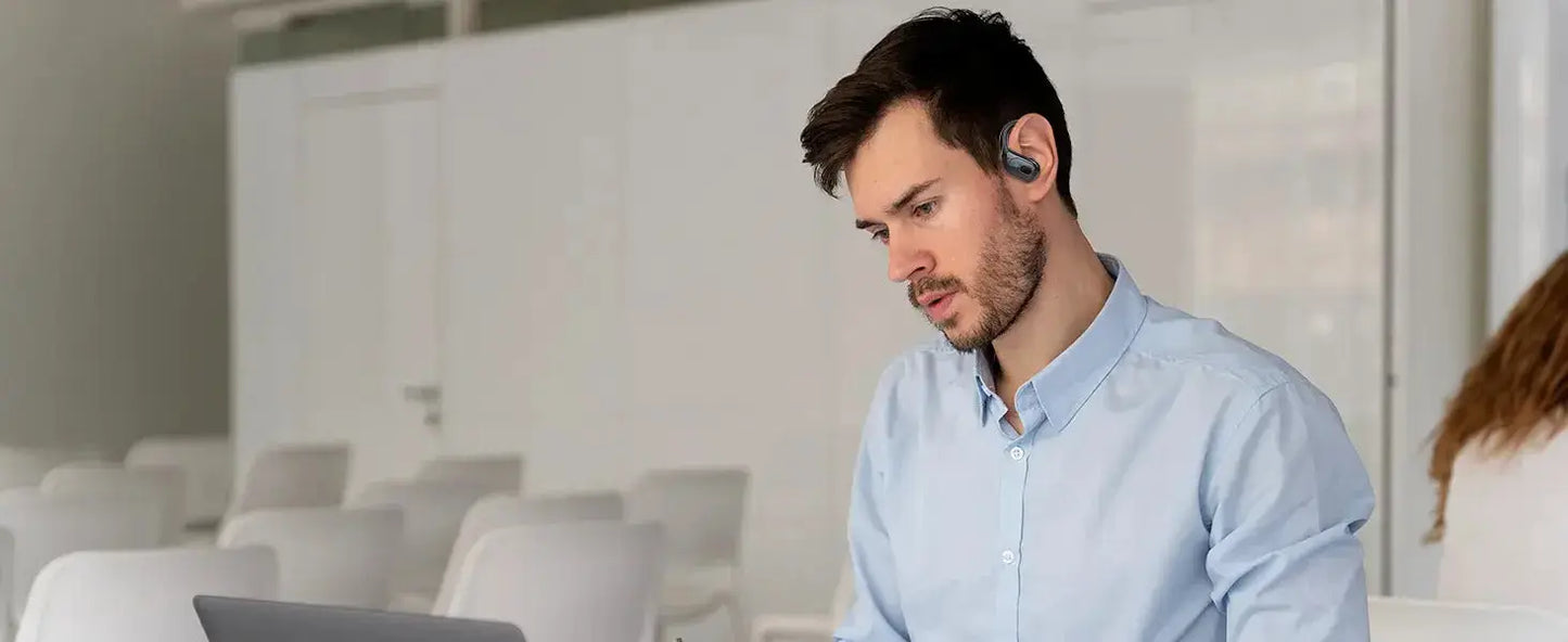 Professional Sports Bluetooth Headset - 75H Playtime, LED Display - Lxvox