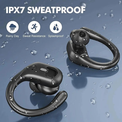 BX30 Sport Wireless Earbuds - 60H, LED Display, IPX7 - Lxvox