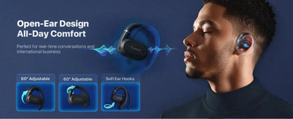AI Translator Earbuds with Smart Screen Case - 157 Languages - Lxvox