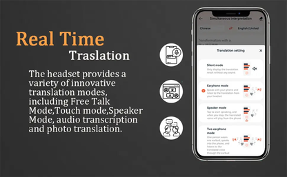 AI Translator Earbuds - 144 Languages Support with 60H Battery Life - Lxvox
