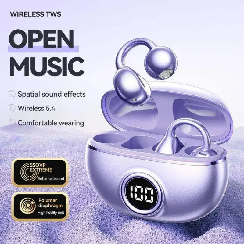 Professional Open-Ear Bluetooth Earbuds - 14.2mm, Bluetooth 5.4 - Lxvox