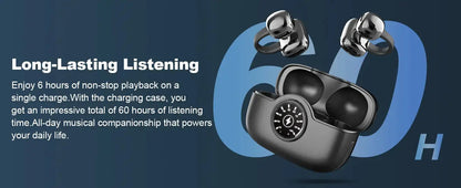 Professional AI Chip Translator Earbuds - App-Free, 60H, BT 6.0 - Lxvox