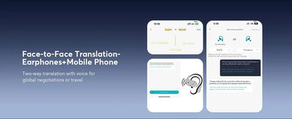 Professional AI Translator Earbuds - 188 Languages, 36H Battery Life - Lxvox