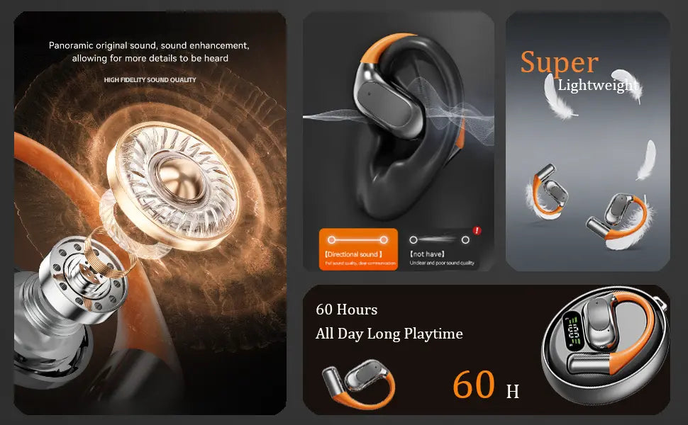 AI Translator Earbuds - 144 Languages Support with 60H Battery Life EchoNexus INC.   Lxvox