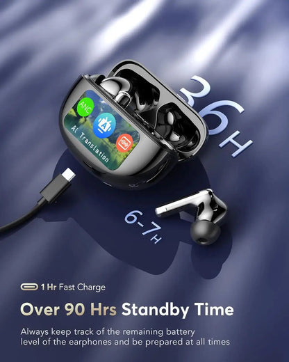 Professional AI Translator Earbuds - 188 Languages, 36H Battery Life - Lxvox